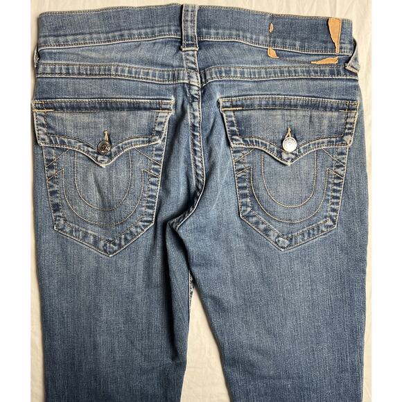 True Religion Size 31 Women's Jeans Low Rise Light Wash Denim Cotton Skinny - Picture 8 of 8